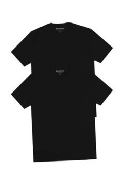 PACK DE 2 CAMISETAS (REGULARES) KOROVA BÁSICAS PRETAS