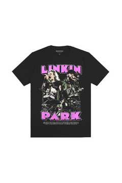 CAMISETA KOROVA VINTONE LINKING PARK 90S(LF) PRETA