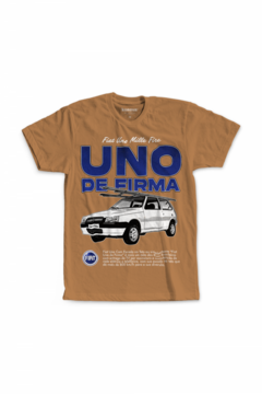 CAMISETA KOROVA VINTONE FIAT UNO DE FIRMA MARROM