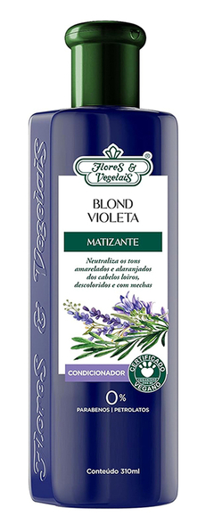 CONDICIONADOR BLOND MATIZANTE VIOLETA FLORES & VEGETAIS