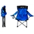 Cadeira Dobrável Camping Deyu C/ Braço Azul 90X54X93 p/120kg - comprar online