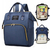 Mochila Maternal Con Compartimientos AZUL - comprar online