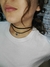 Chocker doble de corazon