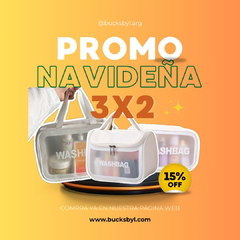 PROMO 3x2 BOLSOS/NESECERES IMPERMEABLES WASHBAG