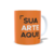 Caneca c/ 'Sua Arte' - Alça Simples na internet