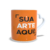 Caneca c/ 'Sua Arte' - Alça Coração na internet