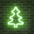 Lámpara LED Colgante Árbol de Navidad Verde - 26 cm en internet