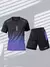 Nox-Conjunto de camiseta deportiva y pantalones cortos sueltos para hombre, ropa - comprar en línea