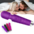 Vibrador Estimulador y Masajeador de 14 cm en Violeta