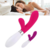 Vibrador Doble Estimulador Liso de 20 cm para Sensaciones Intensas