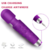 Vibrador Estimulador y Masajeador de 14 cm en Violeta - comprar online