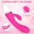 Vibrador Doble Estimulador Liso de 20 cm para Sensaciones Intensas - tienda online