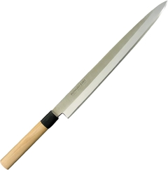 Cuchillo Santoku Japonés: Hoja de Acero Inoxidable, Mango de Madera