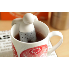 Infusor de Té Mr. Tea en Silicona - Colador Creativo para Tazas