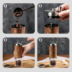 Molinillo portátil de Café Manual: Granos Recién Molidos para un Sabor Exquisito - comprar online