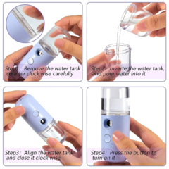 Rociado Vaporizador facial recargable por USB Humidificador Cuidado de la piel facial - comprar online