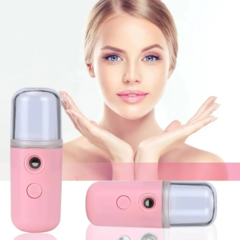 Rociado Vaporizador facial recargable por USB Humidificador Cuidado de la piel facial