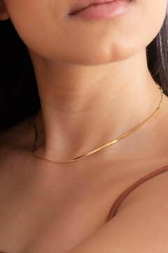 CHOKER DE MALHA DE FITA