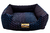 Cama Quadrada para Cachorro ou Gato Luppet Luxo Preto com Bolinhas coloridas (LP - comprar online