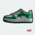 Bapesta Patent Leather Green White