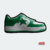 Bapesta Patent Leather Green White - comprar online