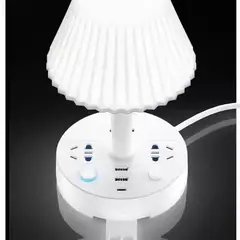 Luminária De Mesa Multifuncional Ajustável De Três Velocidades LED/Lâmpada De Cabeceira/Dormitório/Quarto/Carregamento usb na internet