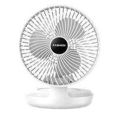 Ventilador mesa portátil Ventilador circulação ar aumenta o fluxo do ar em3 velocidades ,com carregamento USB - Meus Importados Favoritos