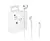 Fone de Ouvido Apple Com Fio Conector Lightning