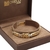 Pulseira Bracelete em Ouro 18k 750 19cm Exclusivo e Premium