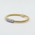 Bracelete Prata 925 Ródio Dourado 19cm Cravejado fecho Imã - comprar online