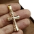 Pingente de Ouro 18k Masculino Cruz Crucifixo 5,50g Joia na internet