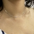 Corrente Prata 925 Feminina Choker Zircônias Brancas Shops na internet