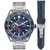 RELÓGIO ORIENT AUTOMATIC SUPERIOR MASCULINO YN8SS002 AZUL