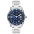 RELÓGIO ORIENT SOLARTECH MASCULINO AZUL PULSEIRA DE AÇO