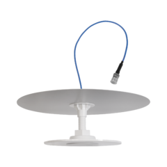 Antena Omnidireccional de Bajo Perfil Ultra Delgada con Reflector para Máxima Ganancia de 7dBi. Cubre bandas de celular 5G, 4G, 3G y WiFi de 608 a 2700 MHz.