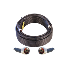 Jumper Coaxial con Cable Wilson-400 | Conector N Macho en los extremos | 30.48 metros de longitud.