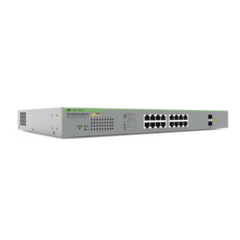 Switch PoE+ Gigabit WebSmart de 16 puertos 10/100/1000 Mbps (2 x Combo) + 2 puertos gigabit SFP (Combo), 185 W