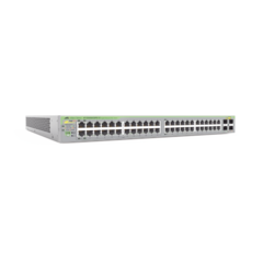 Gigabit webSmart switch, 48 Puertos Totales, 24c/PoE+ 10/100/1000T, 4 Puertos SFP