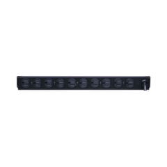 PDU Básico Para Distribución de Energía, Con 10 Tomas NEMA 5-15R Traseras, 1UR, 15 Amp, 120 Vca