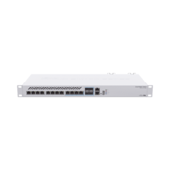 (CRS312-4C+8XG-RM) Cloud Router Switch 8 Puertos 10G RJ45, 4 compartidos RJ45/SFP+