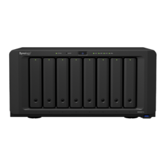 Servidor NAS de 8 Bahías (Expandible a 18 Bahías) / Hasta 324 TB / 4 GB RAM / Servicio Nube Gratis (P2P) / Administración Remota y Respaldo Programado