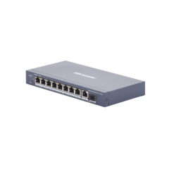 Switch PoE+ / No Administrable / 6 Puertos 10/100/1000 Mbps PoE+ / 2 Puertos 1000 PoE++(90 W) / 1 Puerto 1000 Mbps Uplink + 1 Puerto SFP / PoE hasta 250 Metros / 110 Watts