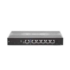 EdgeRouter 6 PoE pasivo 24 V, con 5 puertos 10/100/1000 Mbps + 1 puerto SFP, con funciones avanzadas de ruteo