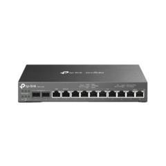 Router Omada VPN / SDN Multi-WAN 1G / Switch con PoE y Controlador / 2 puerto WAN/LAN SFP 1G / 1 Puerto RJ45 WAN / 1 Puerto WAN/LAN RJ45 / 8 Puertos PoE+ LAN RJ45 / 24,980 Sesiones Concurrentes / Administración por Controlador Omada o Stand-Alone