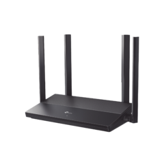 Router WiFi 6 AX 1500 Mbps / MU-MIMO 2X2 y OFDMA / 1 Puerto WAN 10/100/1000 Mbps / 3 Puertos LAN 10/100/1000 Mbps / 4 Antenas Beamforming / Seguridad WiFi WPA3