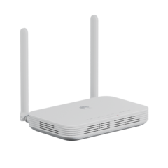 HUAWEI MiniFTTO - ONU Wi-Fi 6 doble banda / 2.976 Gbps / 4 puertos 10/100/1000 Mbps + 1 GPON (SC/UPC) + 1 puerto POST / Downstream 2.488 Gbps / Upstream 1.244 Gbps / Ganancia de Antena 5dBi / Beamforming / Roaming / MIMO 2X2 / Administración Nube