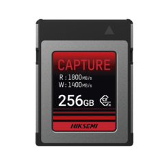 Memoria CFexpress tipo B / Clase 10 de 256 GB / Especializada para Cámaras de Fotografía y Video / 1800 MB/s Lectura / 1400 MB/s Escritura