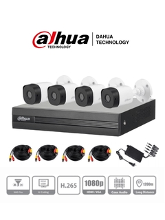 Kit de Videovigilancia Dahua Technology DH-KIT/XVR1B04-I/4-B1A21N-0360B