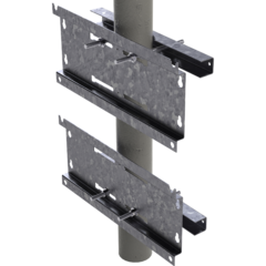 Herraje para Fijación a Pared, Torre o Poste compatible con LP-FORTE-16UR3 y LP-FORTE-24U-R3