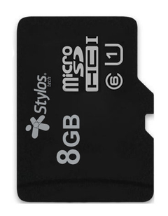 Memoria Micro SD 8GB Stylos STMSDS1B